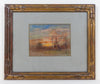 François Auguste RAVIER (1814-1895) - Etude de ciel prise à Morestel – Original Watercolor and Pencil