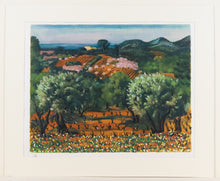Load image into Gallery viewer, Moïse Kisling (1891-1953)(after) - Paysage de Provence - Provence Landscape - Lithograph
