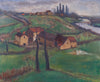 Olga Olby (1900-1990) Les acieries d'Imphy - Original Oil Painting