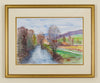 Antoine Paneda (1929) - L'Yonne à Corancy - The Yonne in Corancy - Original Watercolor