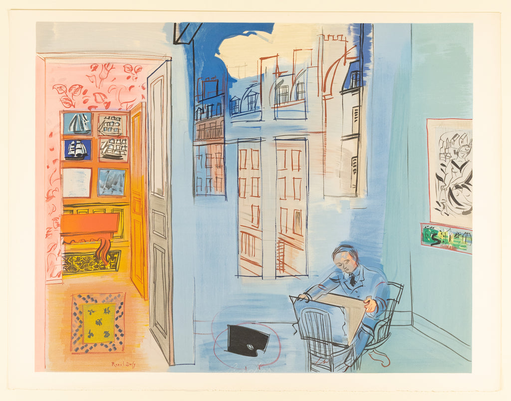 Raoul Dufy (1877-1953)(after) -  L’atelier de Impasse Guelma - The Impasse Guelma Workshop - Lithograph