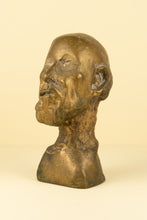 Load image into Gallery viewer, Jean Roulland (1931 - 2021) - Bust of Hippocrates, bronze with gilded patina,
