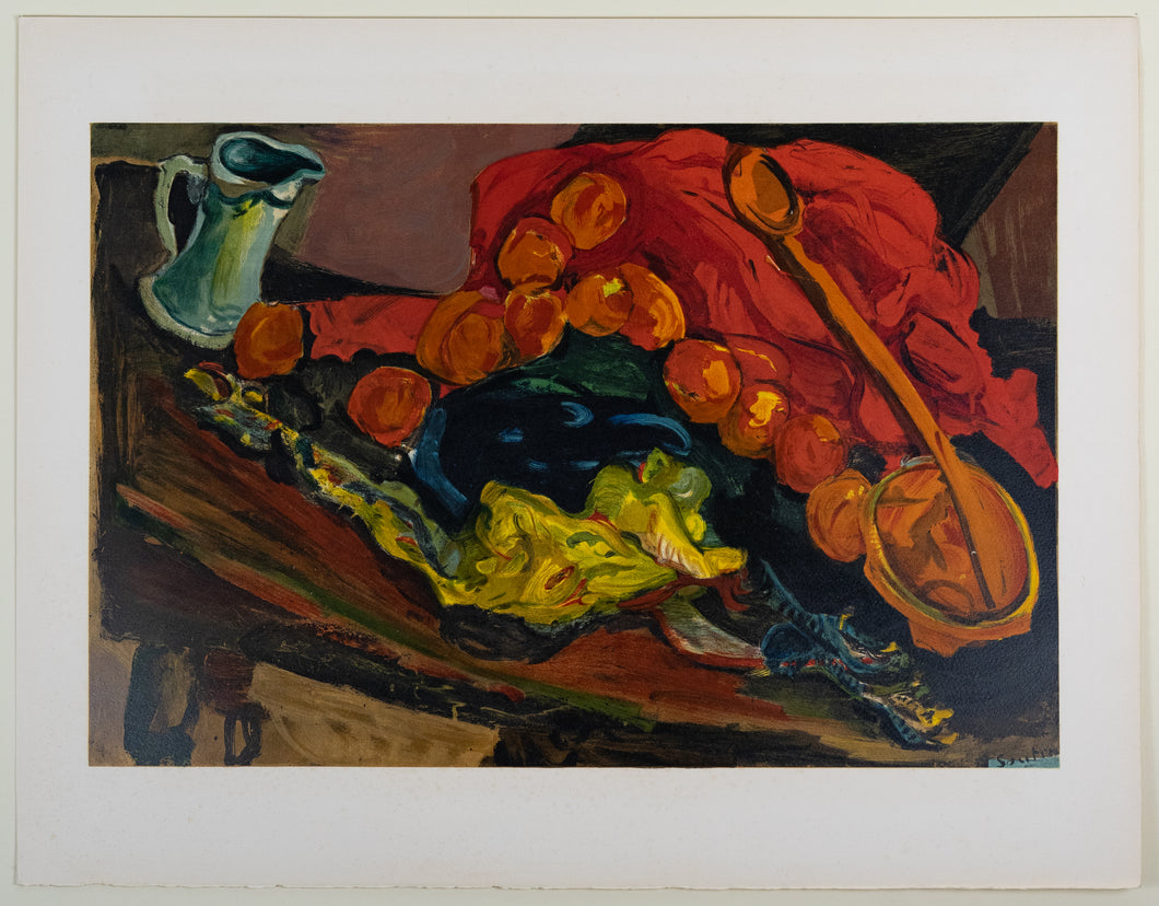 Chaïm Soutine (1893-1943) (after) -   Still Life with Turkey  - Lithograph