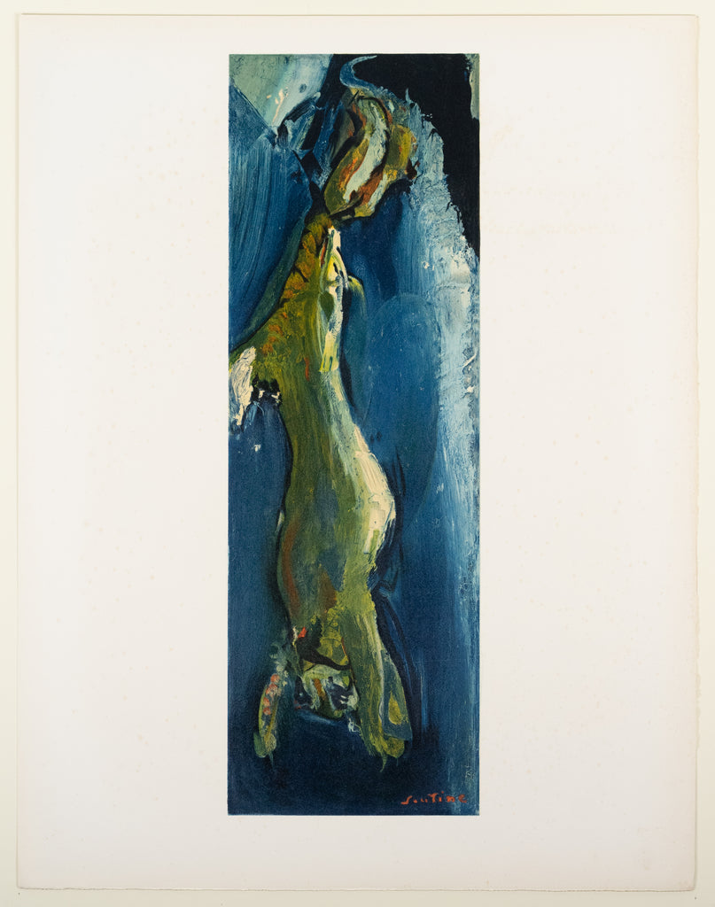 Chaïm Soutine (1893-1943) (after) -   Hanged Hare  - Lithograph