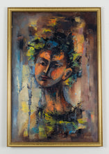 Load image into Gallery viewer, Peiro Garino (1922-2009) – Portrait of a Young Man – Original Oil on Panel
